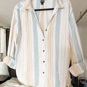 Boyfriend Patagonia cotton shirt!